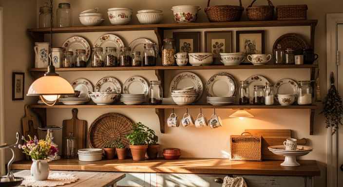 Rustic Wooden Shelves