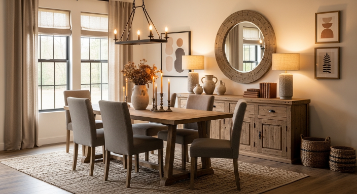 Rustic Wooden Sideboard