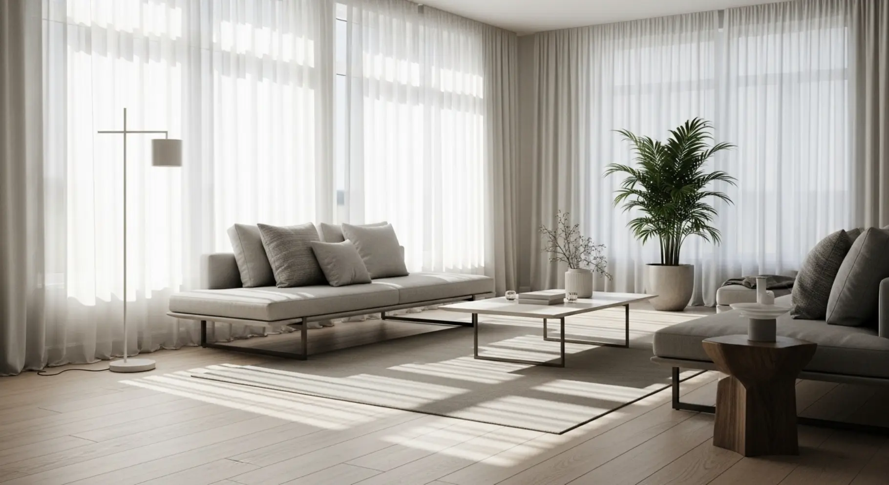 Sheer Curtains for Soft Light Flow