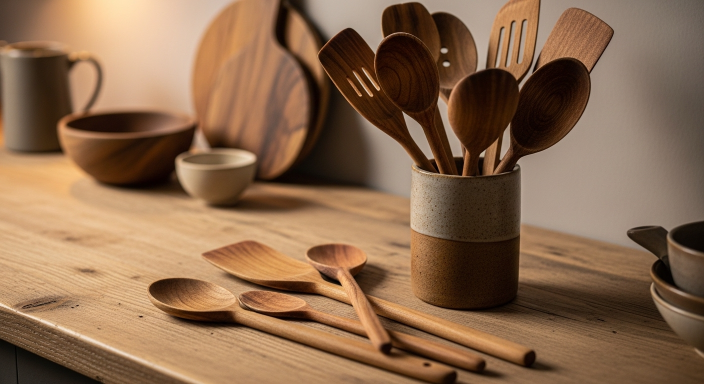 Simple Wooden Utensils