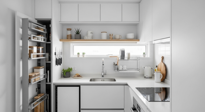 Slim Cabinets for Tight Spaces