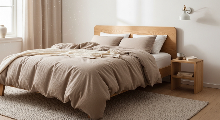 Soft Beige Bedding Theme