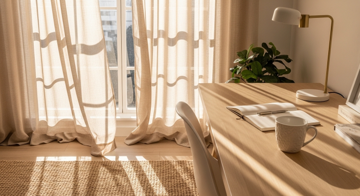 Soft Curtain Styling