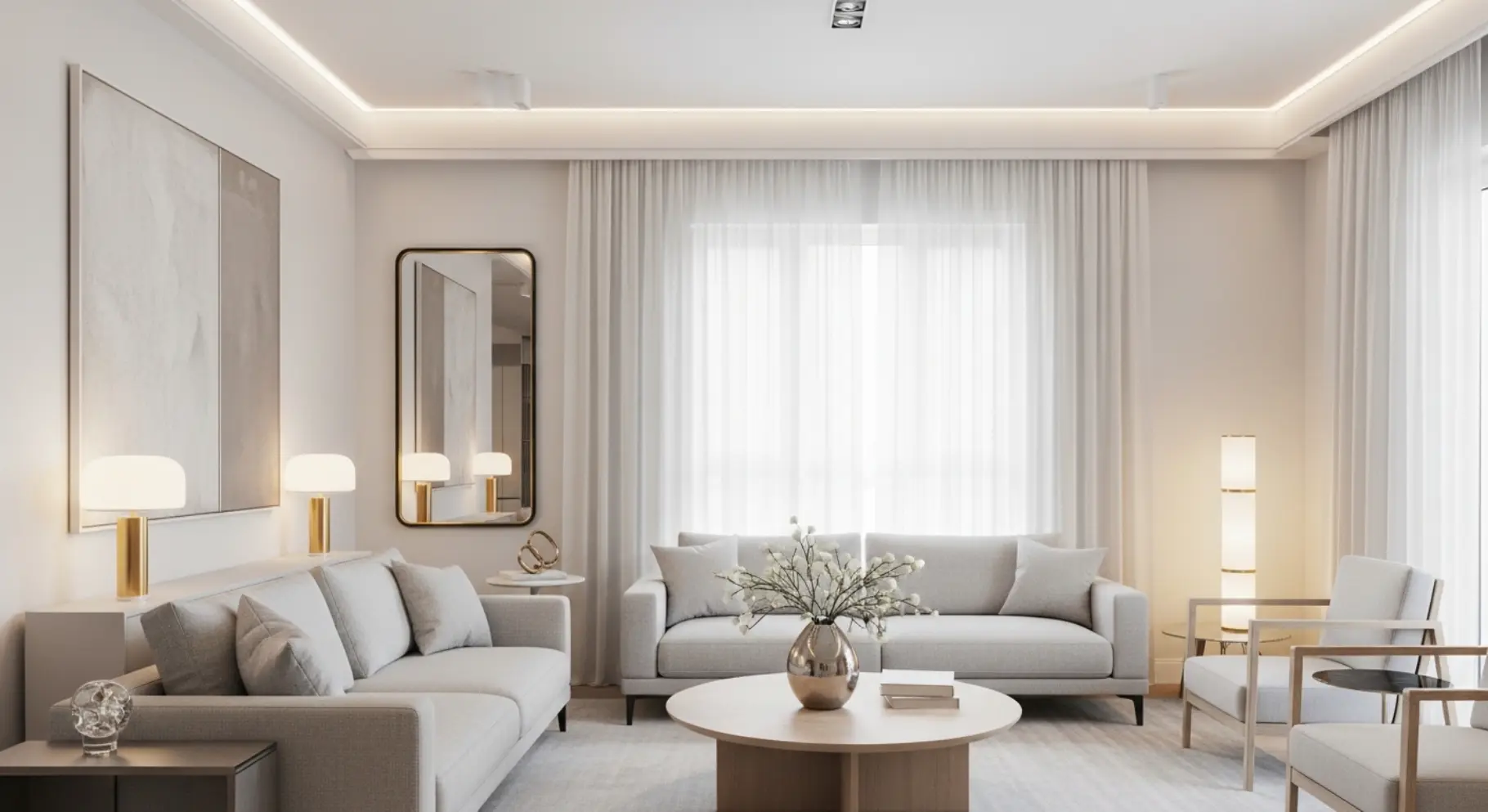 Soft Metallic Decorative Touches