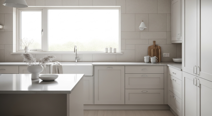 Soft Neutral Cabinet Colors