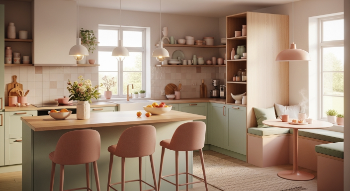 Soft Pastel Accents