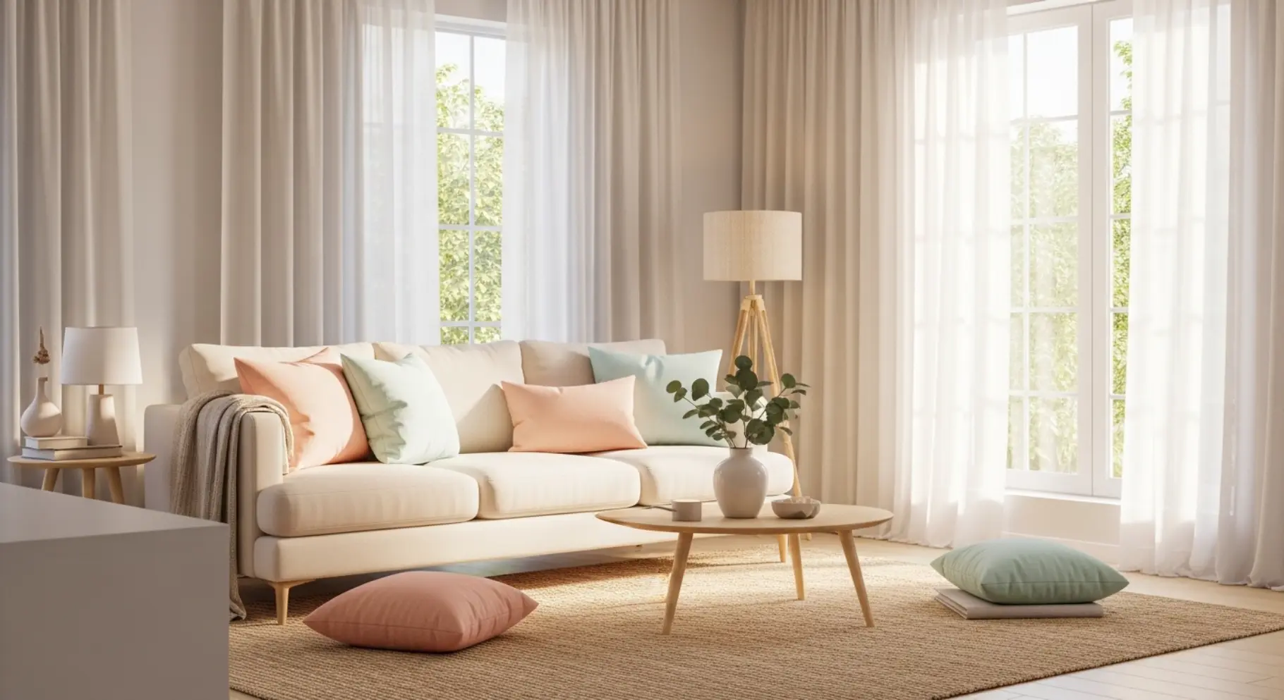 Soft Pastel Color Accents