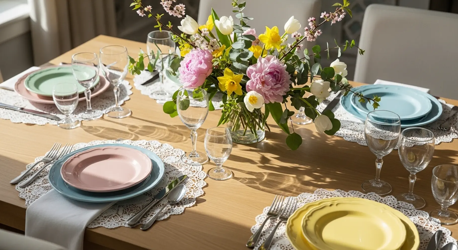 Spring Inspired Table Setting