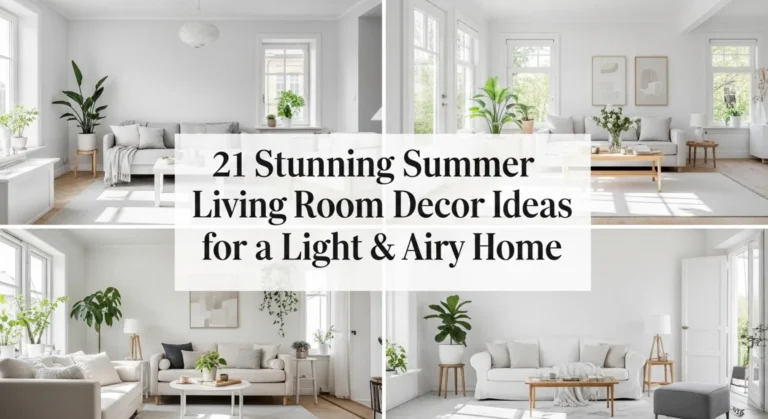 Summer Living Room Decor Ideas