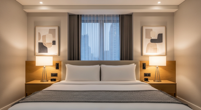 Symmetrical Bedside Setup