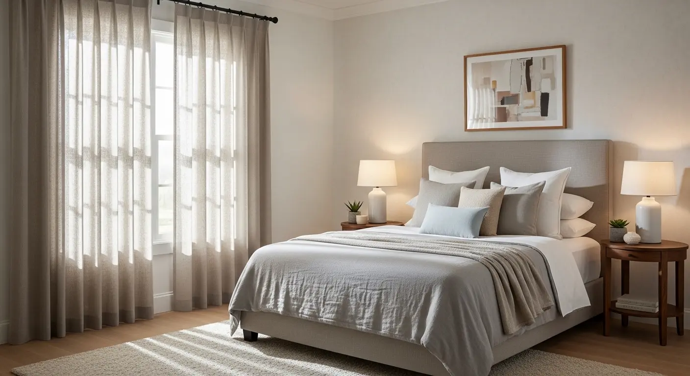 Textured Curtains for Depth