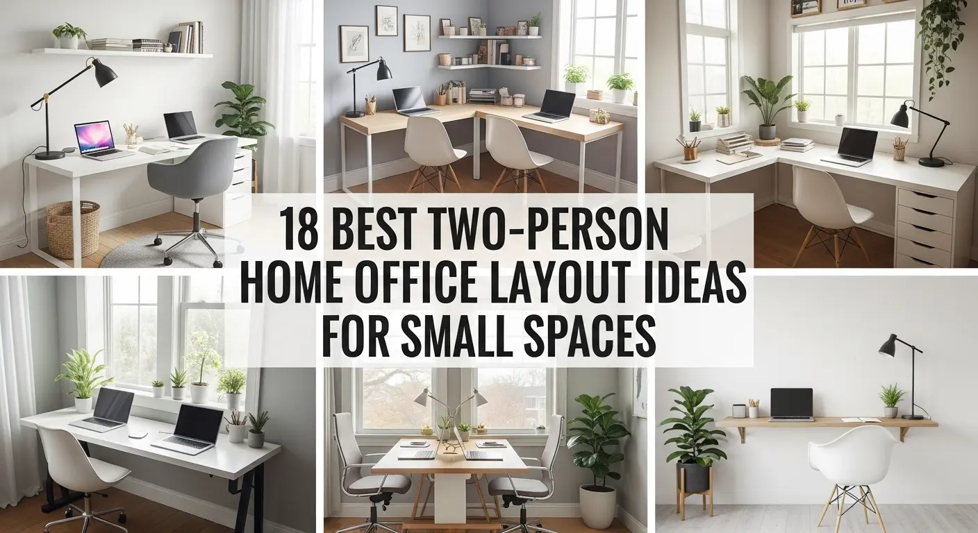 Two-Person Home Office Layout Ideas