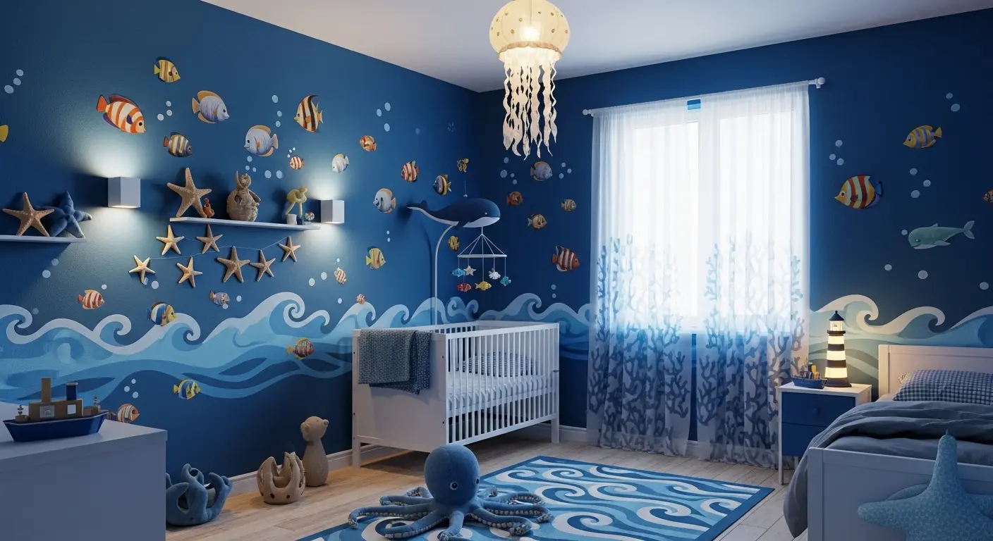 Underwater Ocean Bedroom