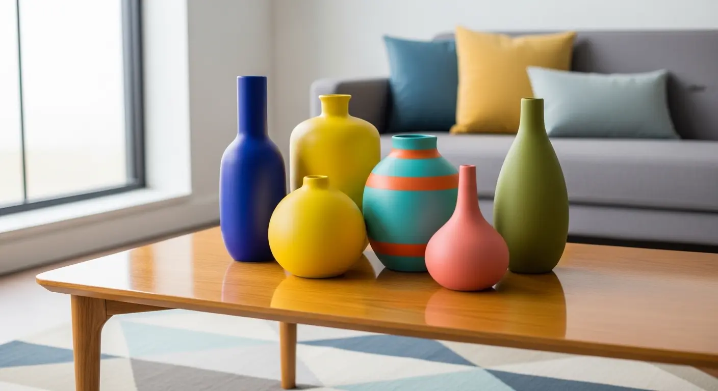Vibrant Decorative Vases for Subtle Color