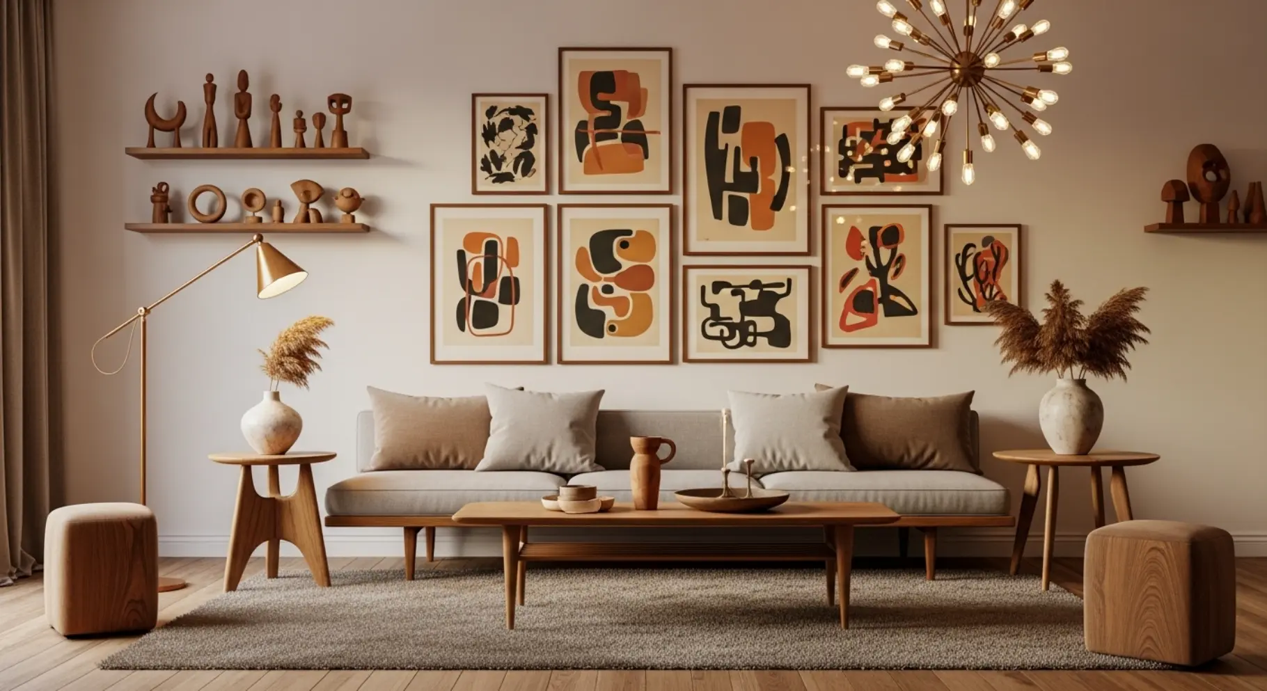 Vintage Artwork as a Focal Point