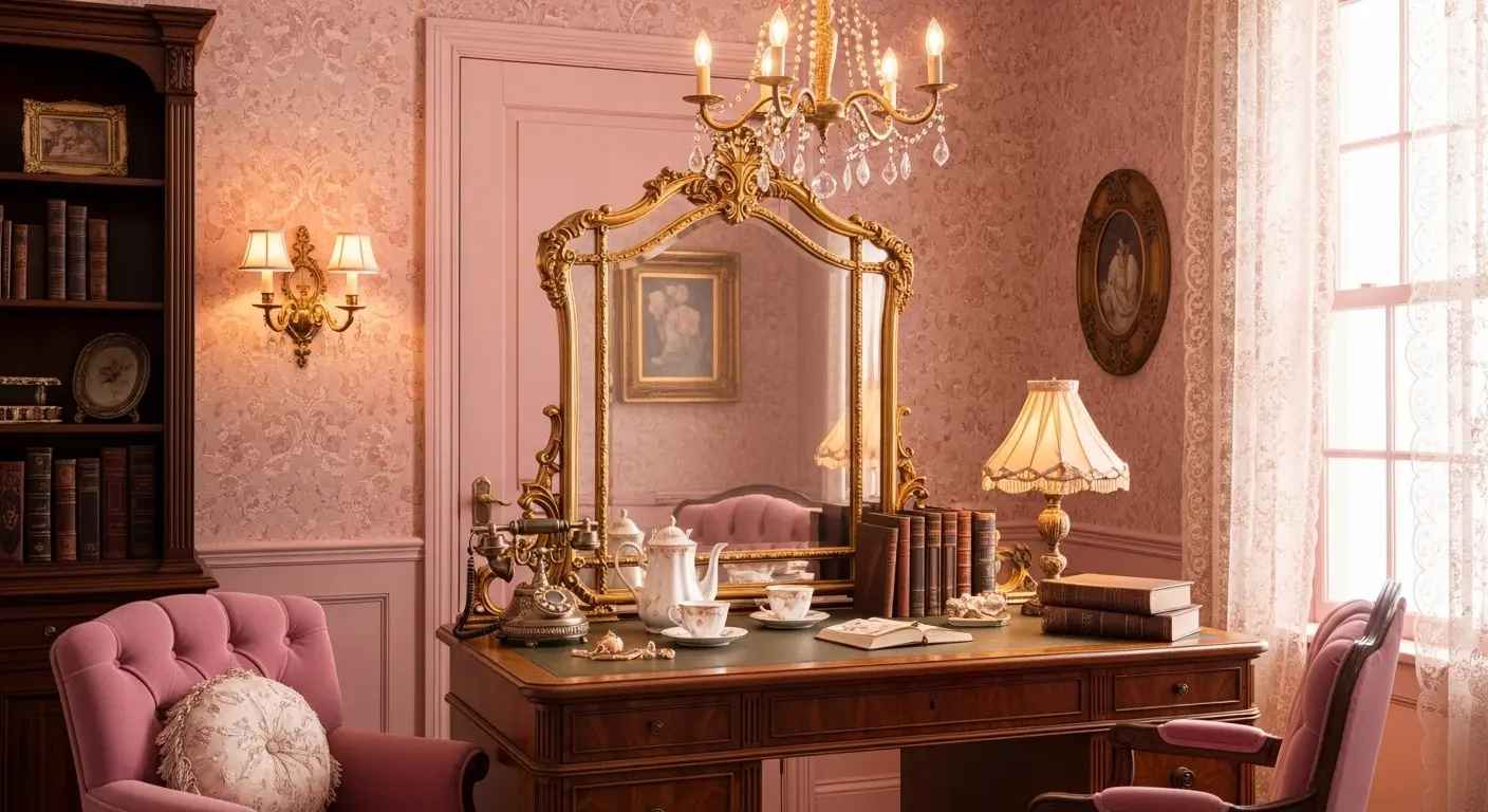 Vintage Chic Workspace