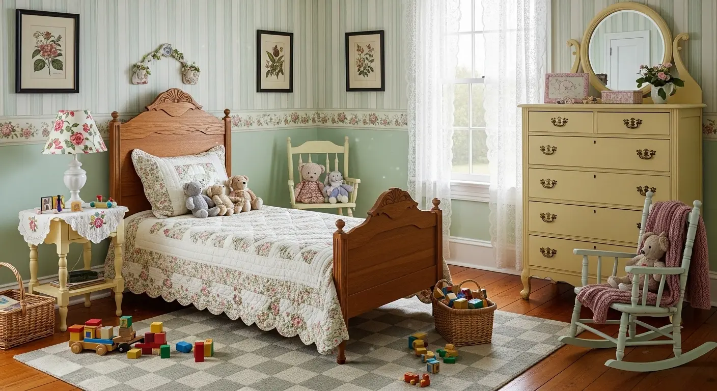 Vintage Classic Kids Room