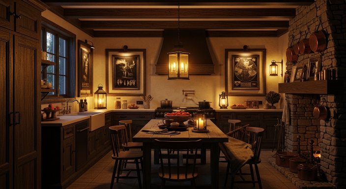 . Vintage Lantern Fixtures