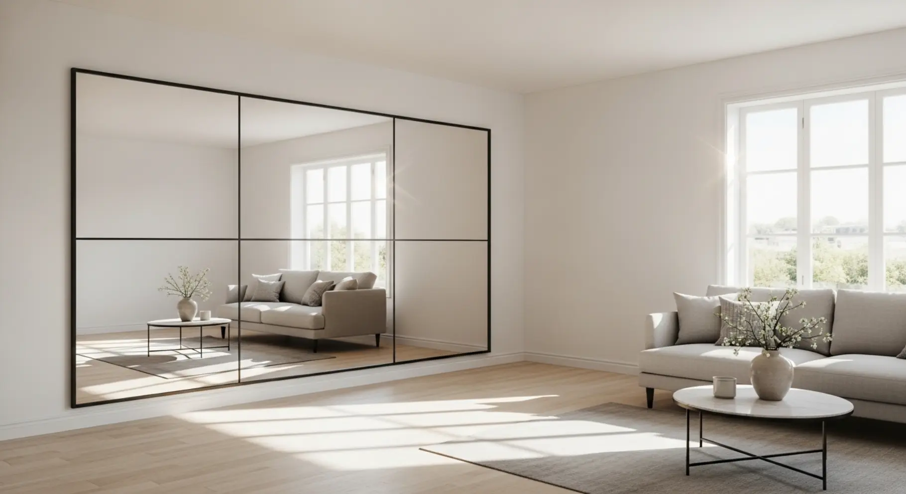 Wall Mirrors for Brightness