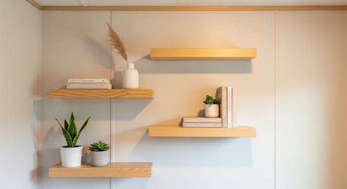 Wall-Mounted Shelves