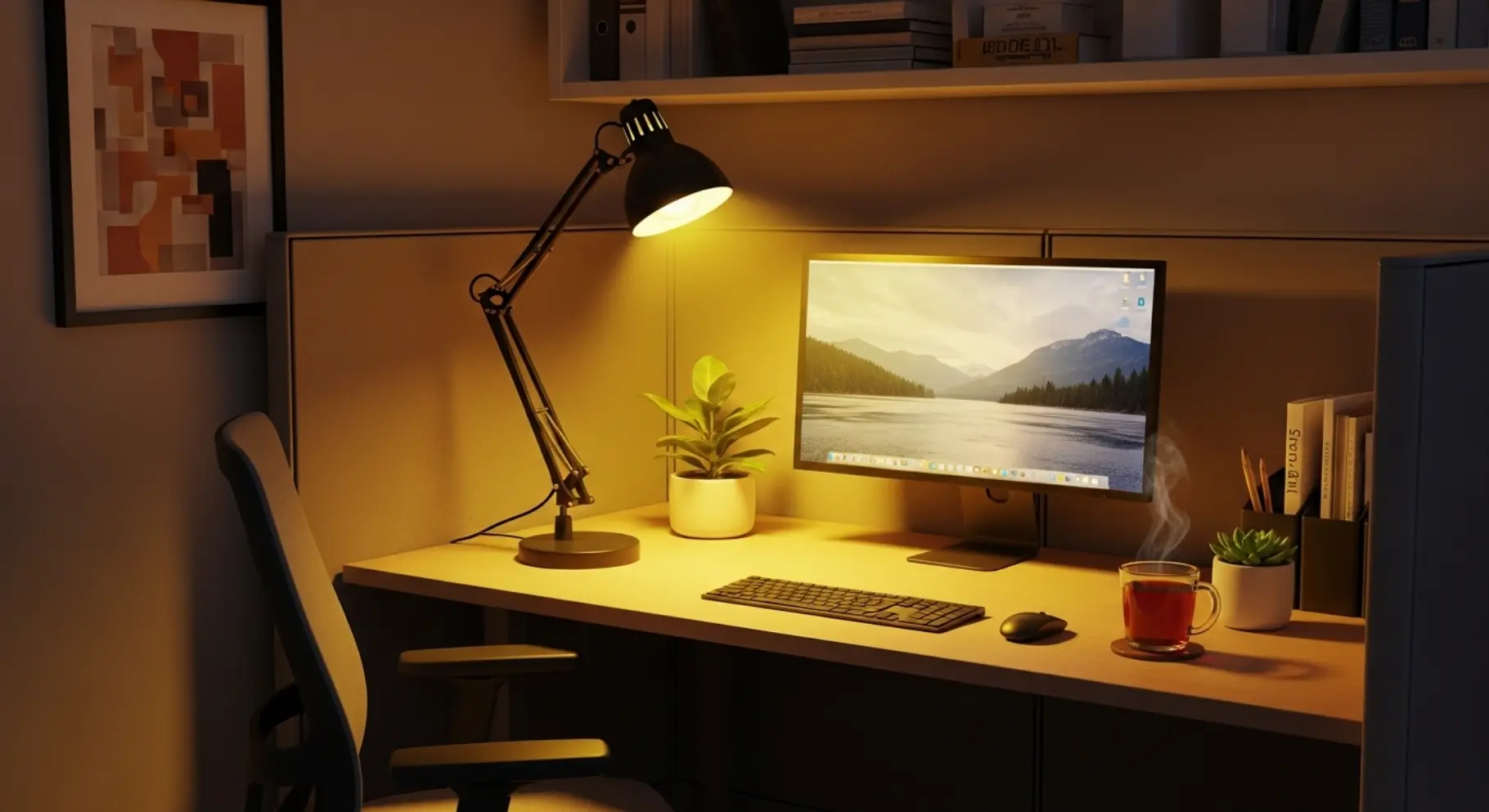 Warm Desk Lighting