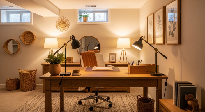 Warm Wooden Desk Theme