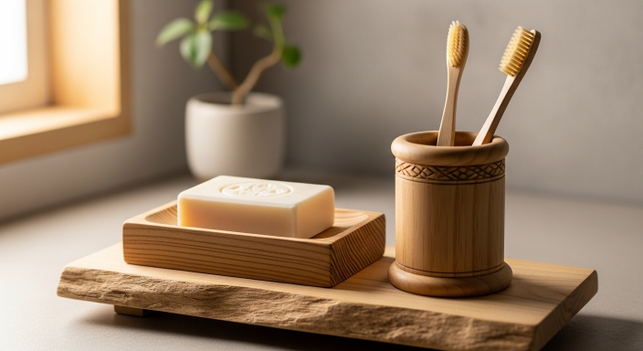 Wooden Bath Accessories