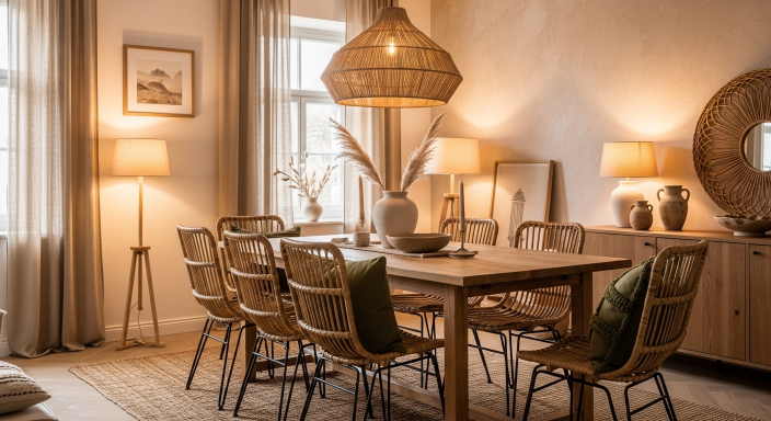 Woven Dining Chairs