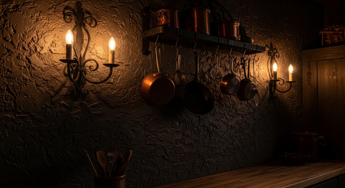 . Wrought Iron Wall Sconces