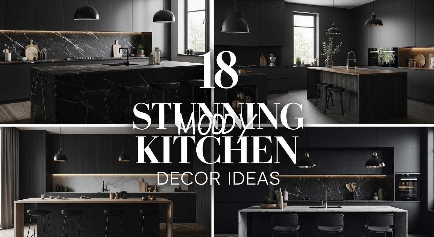 moody kitchen ideas