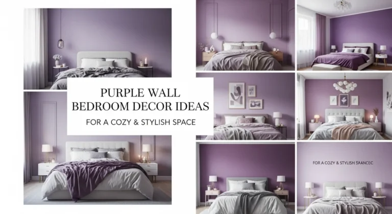 purple wall decor ideas