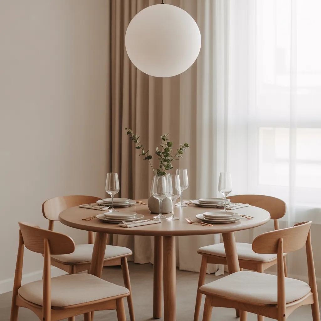 Simple Dinning Table Decor