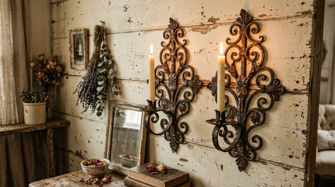 Decorative Iron Wall Sconces