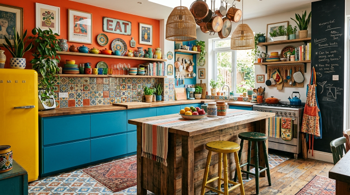 Bright Accent Wall
