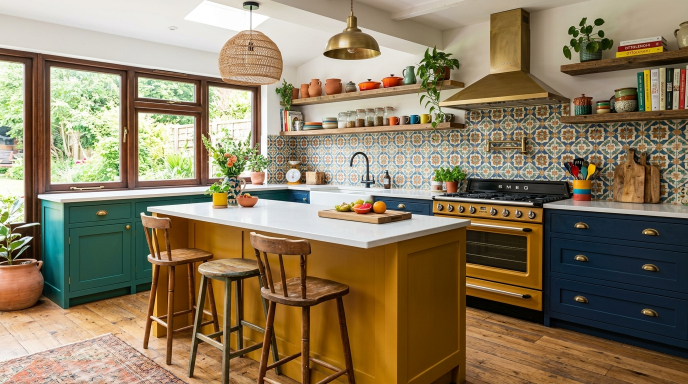 Mix and Match Cabinet Colors
