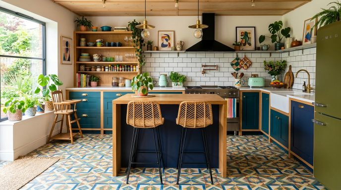 Patterned Floor Tiles