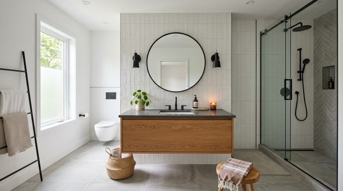 Floating Vanity Setup