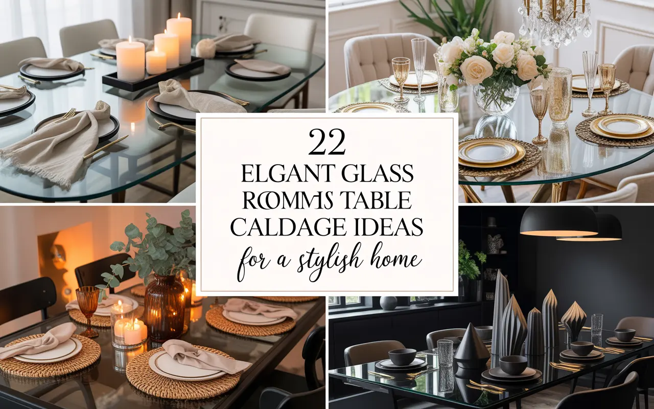 Glass Dining Room Table Decor Ideas