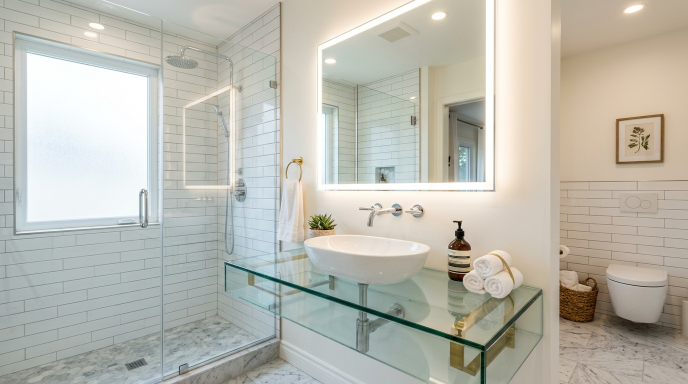 Glass Vanity Countertop