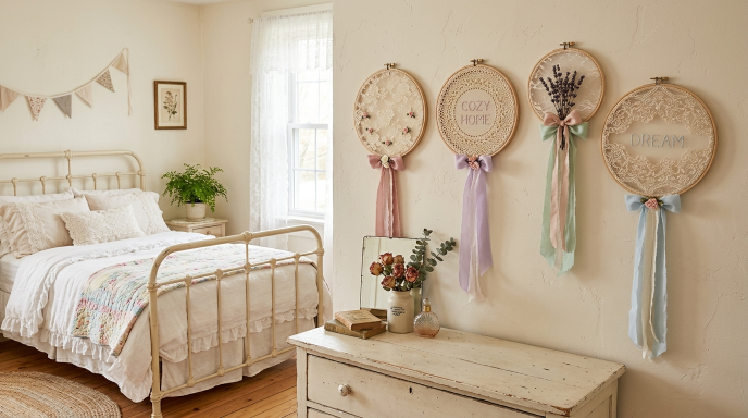 Lace Hoop Wall Decorations