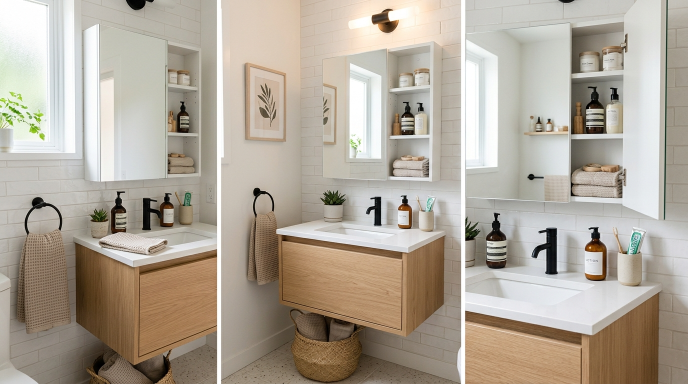 Mirror with Built-In Storage