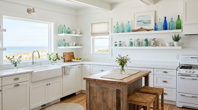 Sea Glass Decor Accents