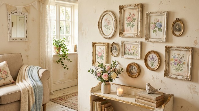 Vintage Floral Frame Gallery