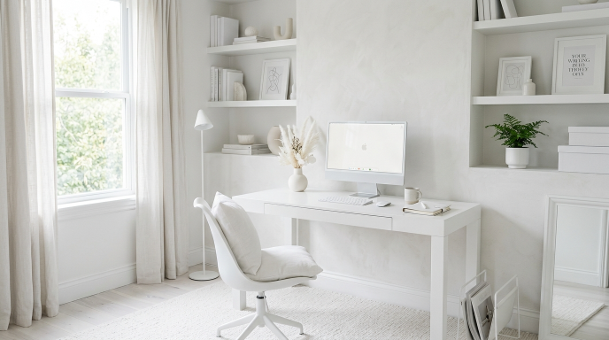 White Monochrome Decor Theme