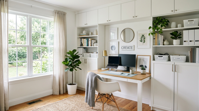 White Storage Cabinets