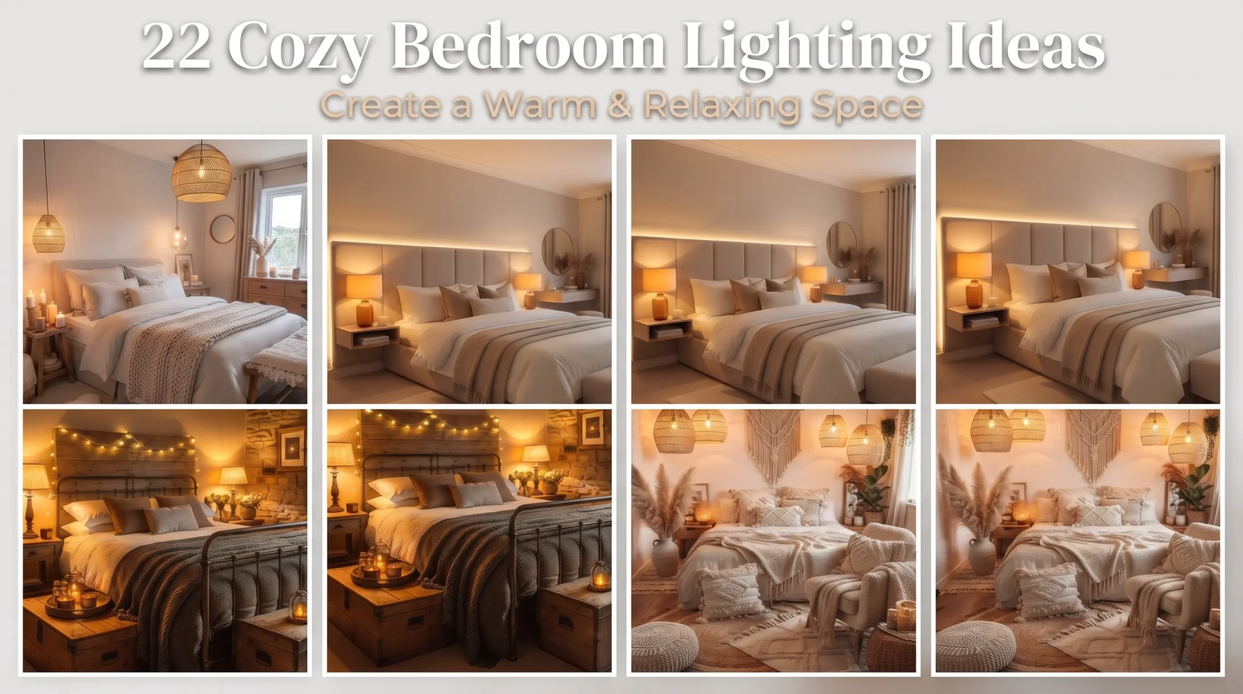 cozy bedroom lighting