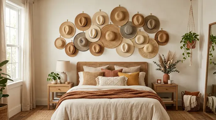 Decorative Hat Wall Display