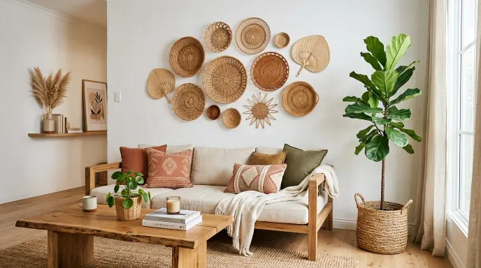 . Rattan Wall Decor