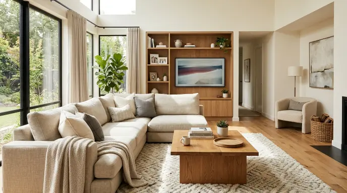 L-Shaped Family Sofa