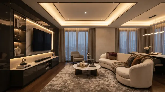 LED Strip Ceiling Design